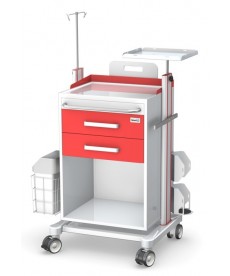 Wózek reanimacyjny REN-01/APAR z wyposażeniem
