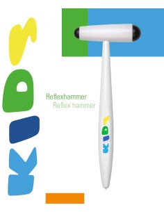 Młotek neurologiczny dla Pediatry Buck Luxamed, kolor biały - techologia EASY-TO-CLEAN (mały, 90g)