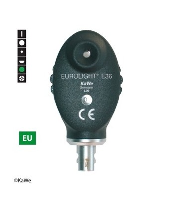Oftalmoskop KaWe EUROLIGHT E36, główka optyczna
