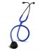 Stetoskop Internistyczny SPIRIT CK-601CPF Majestic Series Adult Dual Head BLACK EDITION z niebieskim drenem