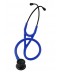 Stetoskop Kardiologiczny SPIRIT CK-747CPF (BLACK EDITION) Deluxelite Series Cardiology z niebieskim drenem