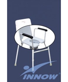 Krzesło sedesowe z poręczami wyjmowanymi Œ
