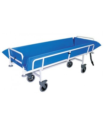 Wózek transportowo kąpielowy w pozycji leżącej o stałej wysokości (wózek do kąpieli)