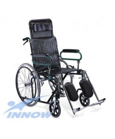 Wózek inwalidzki - leżakowy z podwyższonym i odchyl. oparciem