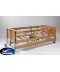 Łóżko rehabilitacyjne elektryczne w obudowie drewnianej