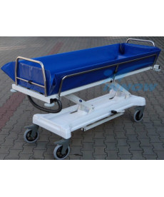 C213 EVO – Wózek transportowo-kąpielowy z hydrauliczną regulacją wysokości